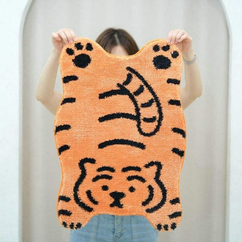 Charming Tiger Cartoon Mat