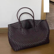 large PU shoulder tote bag - MRSLM