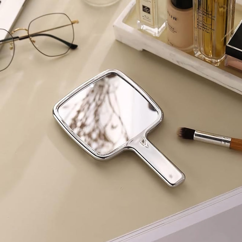 retro handheld makeup mirror, view 5 - MRSLM