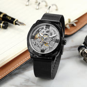 Men's automatic mechanical watch, steel band - MRSLM