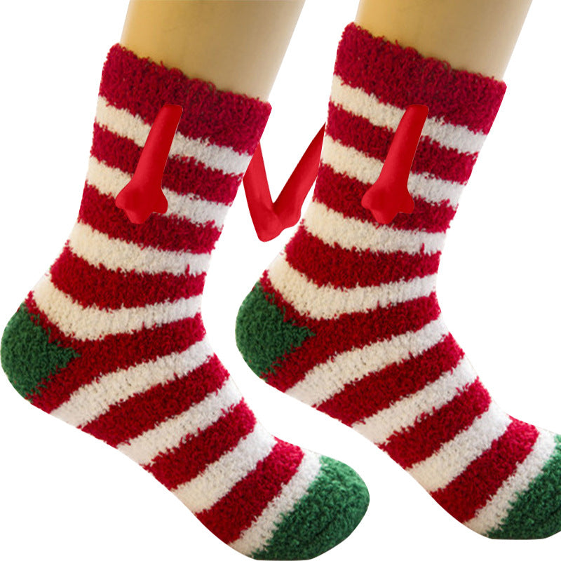christmas magnetic couple socks, view 12 - MRSLM