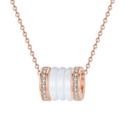 ferris wheel silver necklace, view 7 - MRSLM