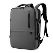 Waterproof expandable USB charging backpack, view 3 - MRSLM