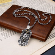 S925 sterling silver lion king pendant necklace, view 2 - MRSLM