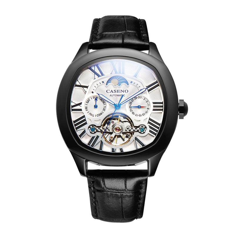 men's automatic mechanical barrel watch, view 6 - MRSLM