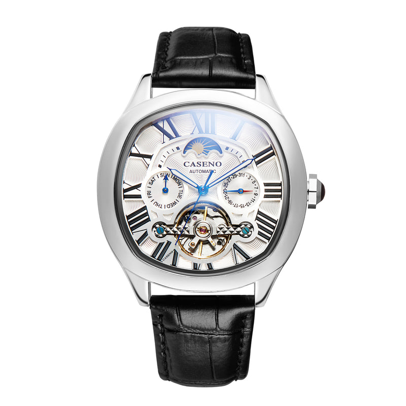men's automatic mechanical barrel watch, view 3 - MRSLM