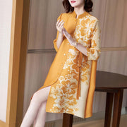 pleated stand collar loose cardigan shirt, view 2 - MRSLM