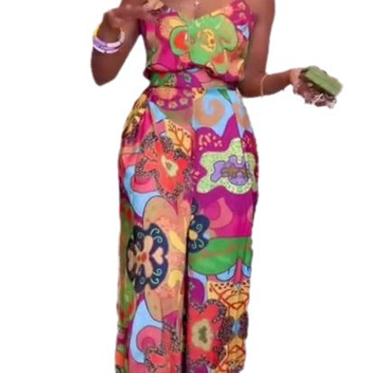 Printed Leisure Large Pantskirt