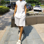 men's summer vest and shorts set - MRSLM