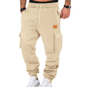 men's multi-pocket cargo sweatpants, view 8 - MRSLM