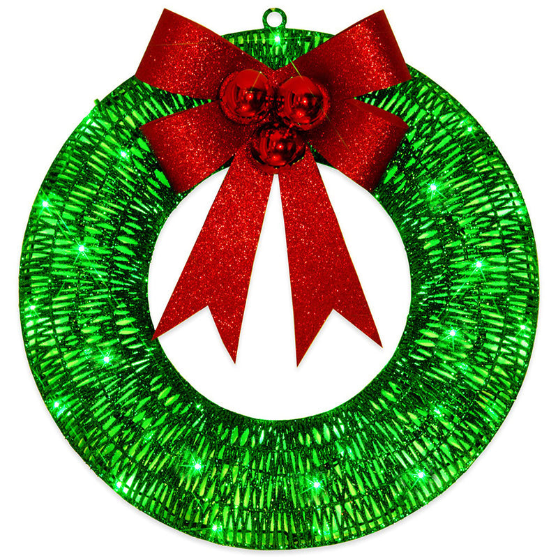 christmas led garland with bowknot, view 9 - MRSLM