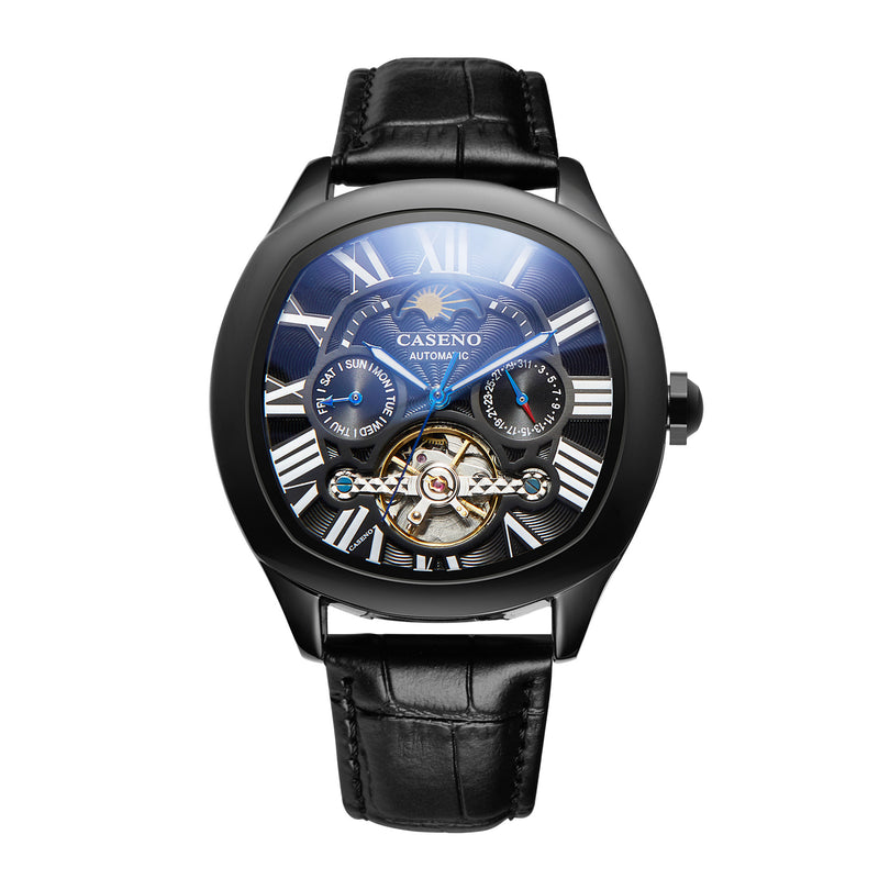 men's automatic mechanical barrel watch, view 7 - MRSLM