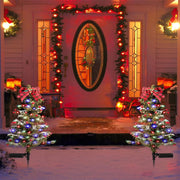 solar Christmas tree stake light, view 2 - MRSLM