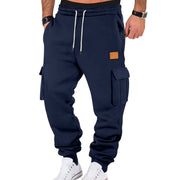 men's multi-pocket cargo sweatpants, view 4 - MRSLM