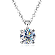 moissanite pendant necklace, view 10 - MRSLM