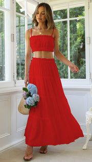 women's lace sling chiffon swing maxi dress, view 5 - MRSLM