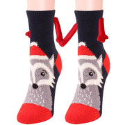 christmas magnetic couple socks, view 4 - MRSLM