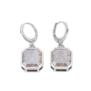 brown sterling silver earrings, view 2 - MRSLM