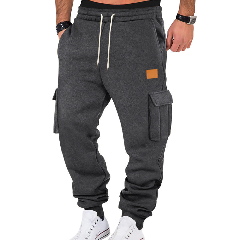 men's multi-pocket cargo sweatpants, view 10 - MRSLM