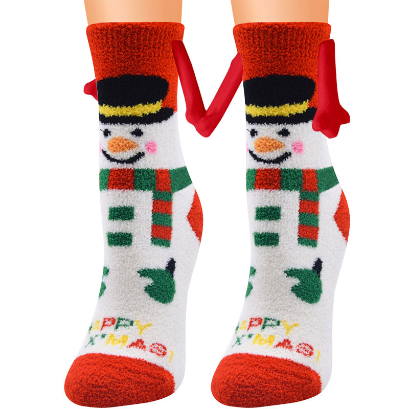 christmas magnetic couple socks, view 18 - MRSLM