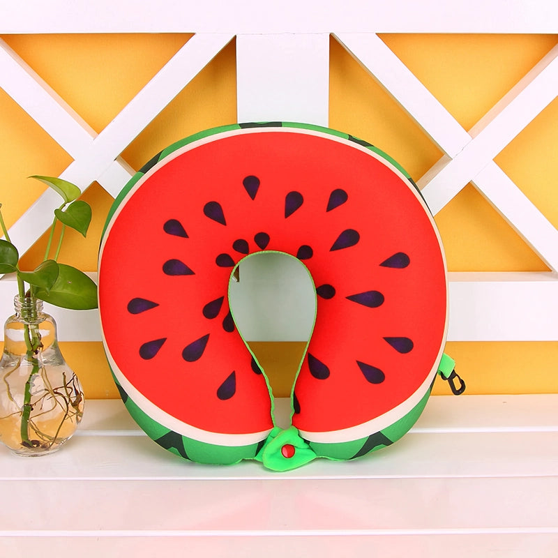 Watermelon U-Shape Memory Foam Neck Pillow