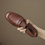 retro leather pumps, view 6 - MRSLM