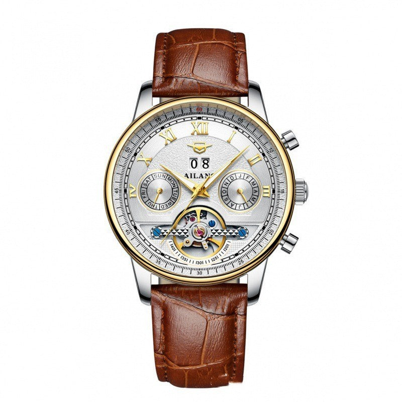men's sun moon stars automatic watch, view 11 - MRSLM