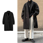 loose thickened long coat, view 4 - MRSLM