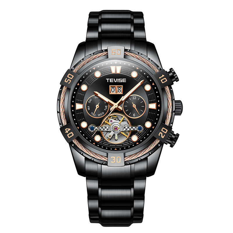 men's multi-function mechanical watch, view 3 - MRSLM