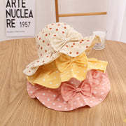 baby girl floral bucket hat, view 7 - MRSLM