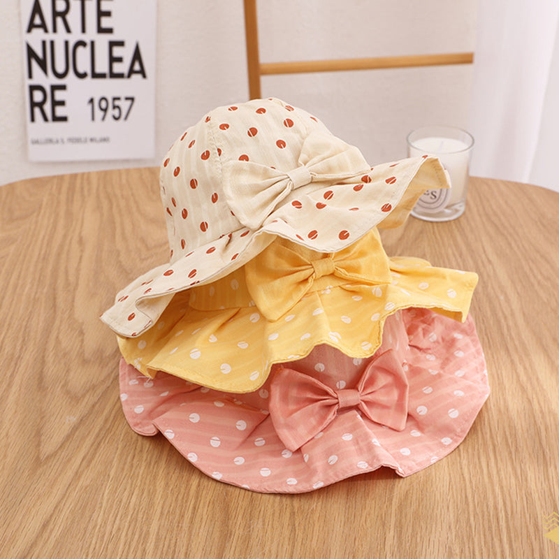 baby girl floral bucket hat, view 7 - MRSLM
