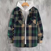 dark green plaid commuter shirt - MRSLM