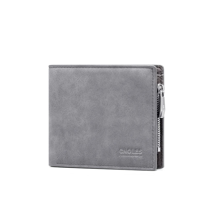men's PU leather business wallet, view 2 - MRSLM