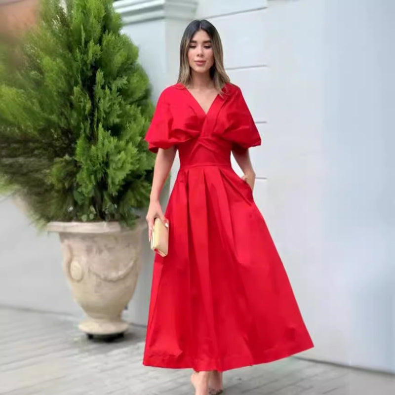 elegant swing dress, view 2 - MRSLM