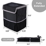 Foldable waterproof car trash can, view 7 - MRSLM