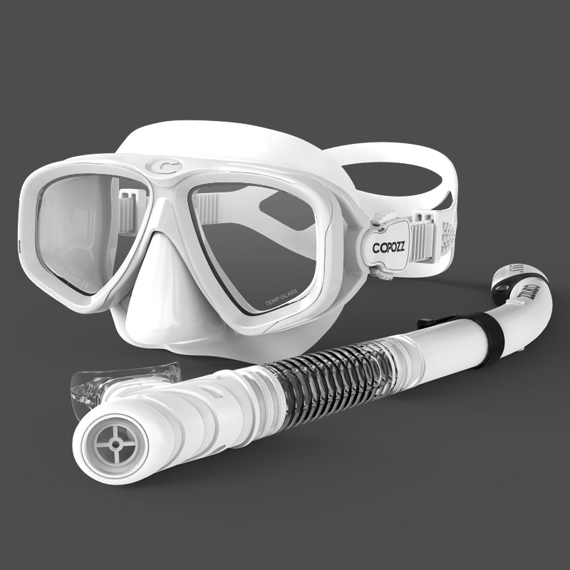 scuba diving mask and snorkel set, view 6 - MRSLM