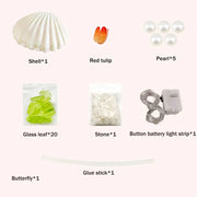 shell tulip night lamp, view 7 - MRSLM