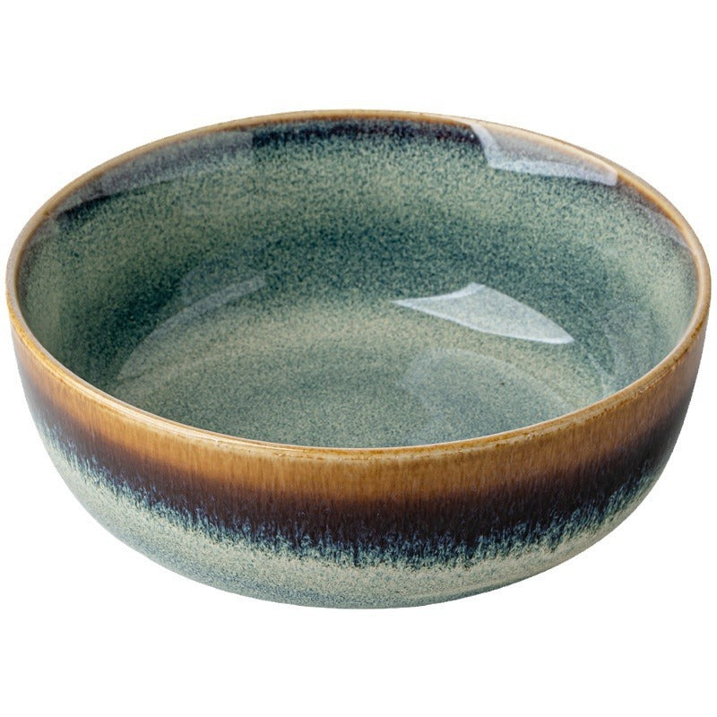 retro ceramic noodle bowl, view 5 - MRSLM