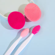 6pcs silicone exfoliating facial cleansing brush set, view 6 - MRSLM