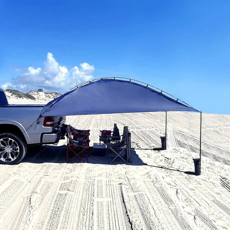 portable teardrop awning canopy, view 3 - MRSLM