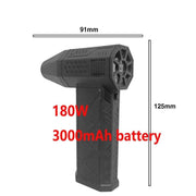 mini turbo jet fan with built-in battery, view 2 - MRSLM