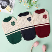 striped puppy dog sweater, view 5 - MRSLM