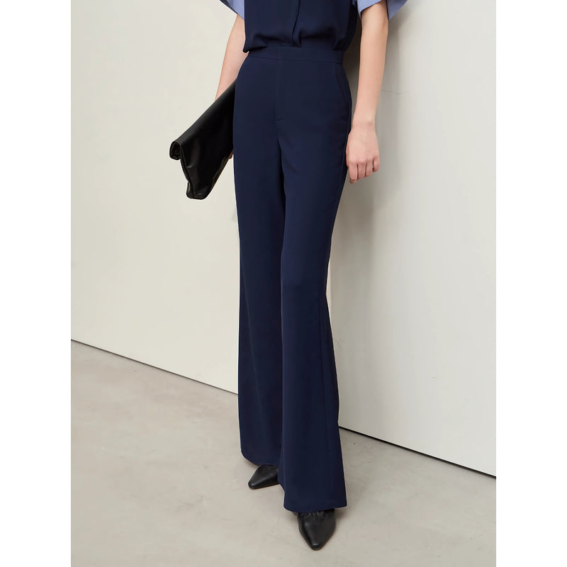 Women's chiffon shirt and wide-leg pants set, view 3 - MRSLM