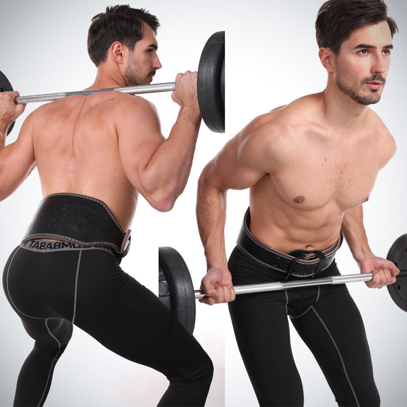 cowhide weightlifting belt - MRSLM