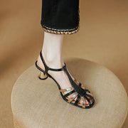 Thin high heel gladiator sandals, view 9 - MRSLM