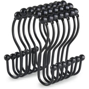 stainless steel shower curtain hooks, view 2 - MRSLM