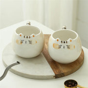 cat-shaped ceramic mug, view 5 - MRSLM