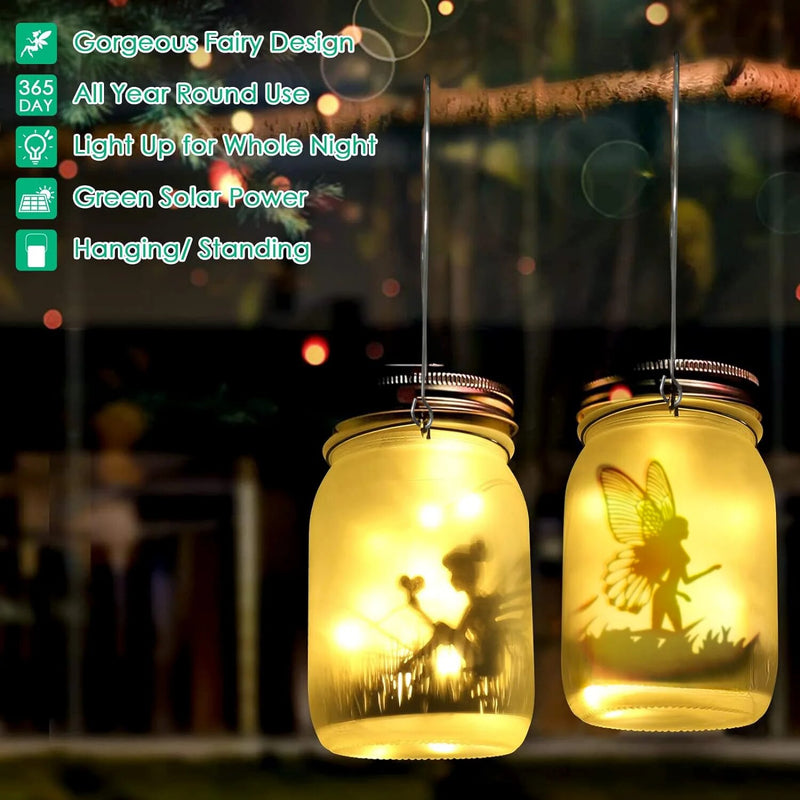 solar fairy light lantern, view 4 - MRSLM