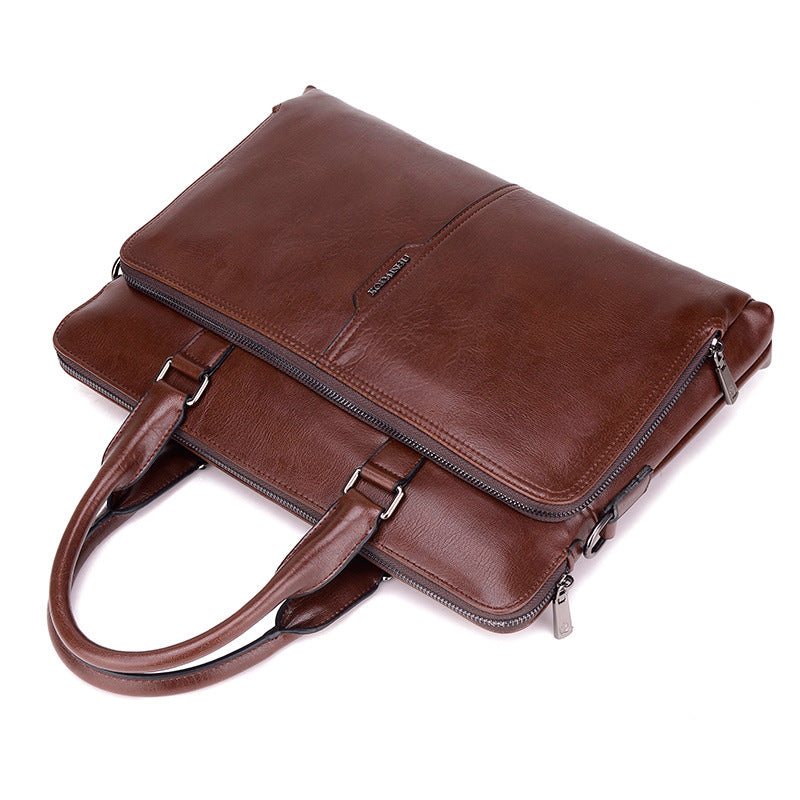 Men's portable messenger bag, view 2 - MRSLM