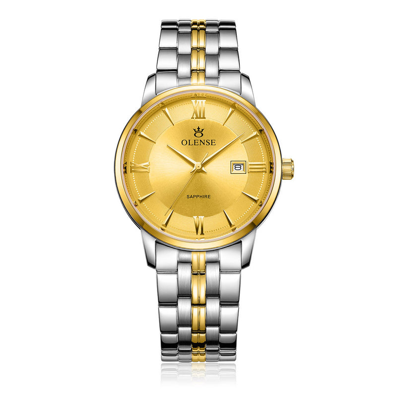 stainless steel couple watch, view 2 - MRSLM